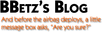 BBetz's Blog Logo